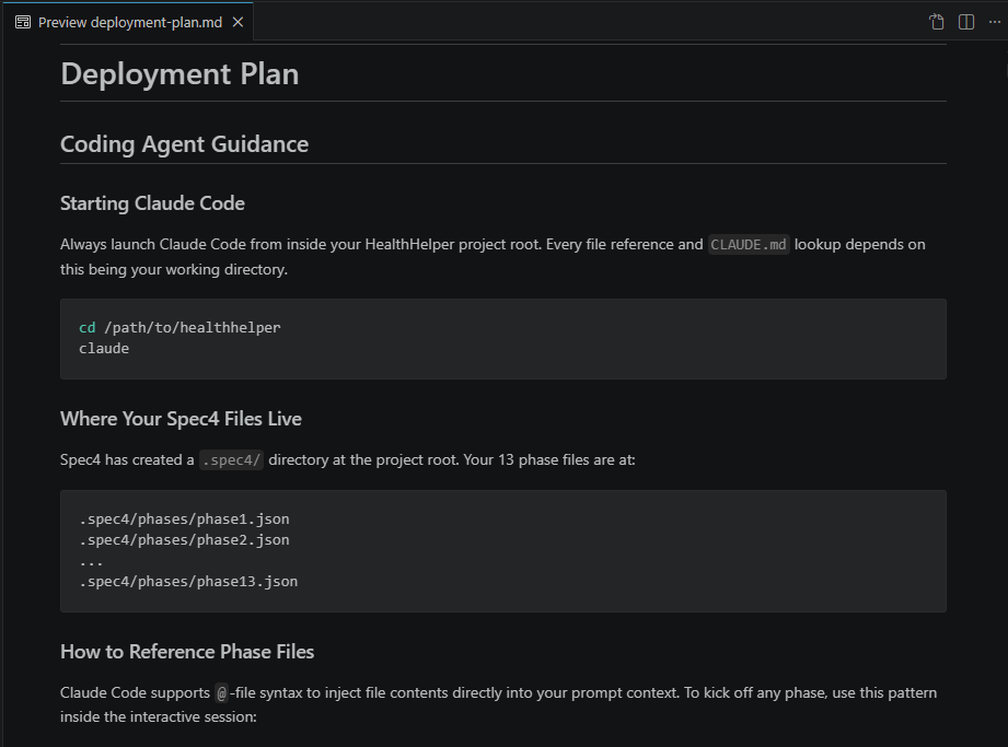 Deployer deployment plan output
